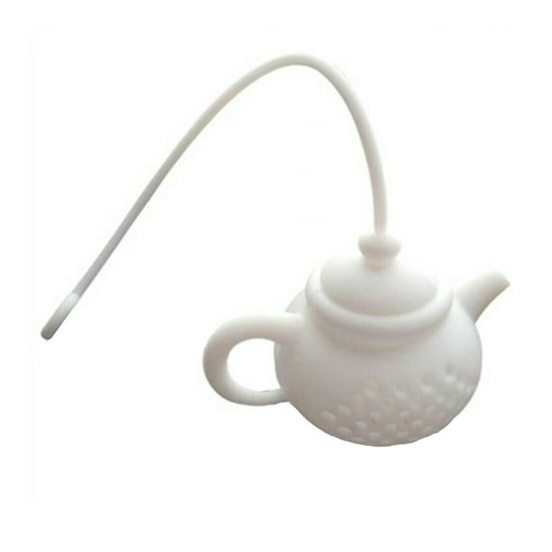 Durable Teapot-Shape Tea Infuser Strainer Silicone Tea Bag Leaf Filter Diffuser.